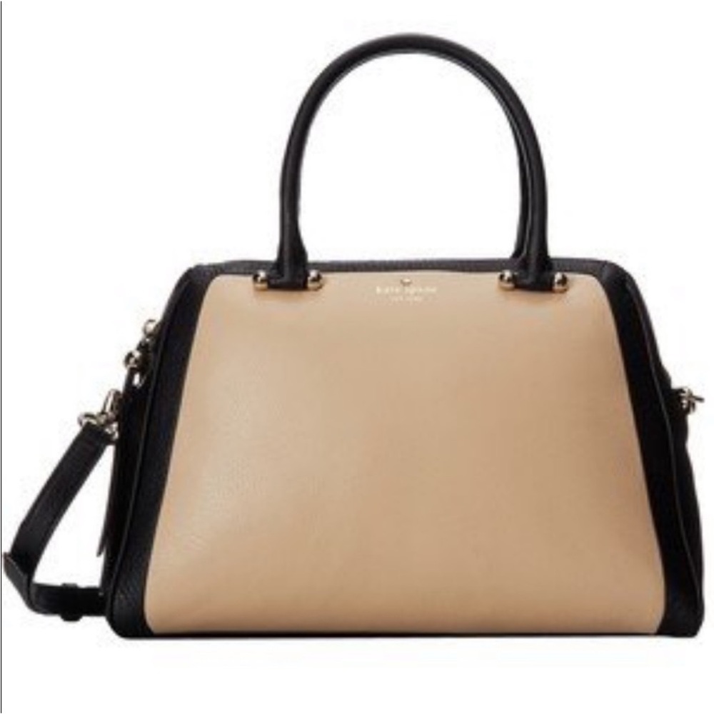 Kate Spade Charles Street Brantley Purse in Black/Cashew